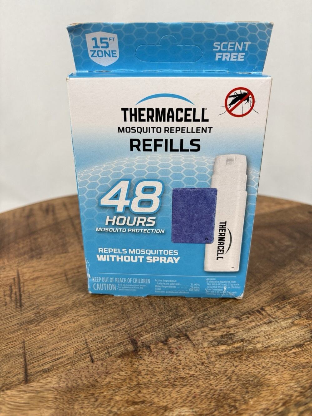 ThermaCell Mosquito Repellent Refill 4 Pack with 12 Mats, 48 Hrs R4